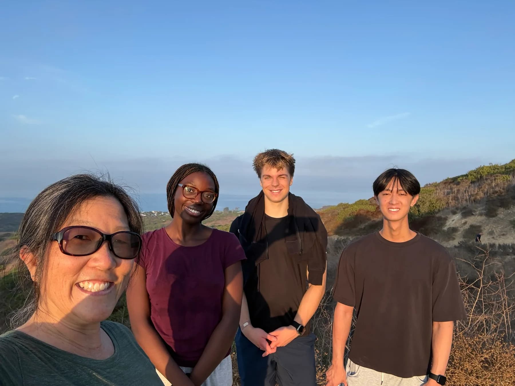 An outing with the group along the coast